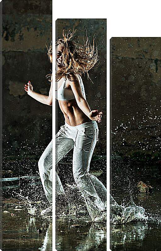 Модульная картина - Танцы в воде