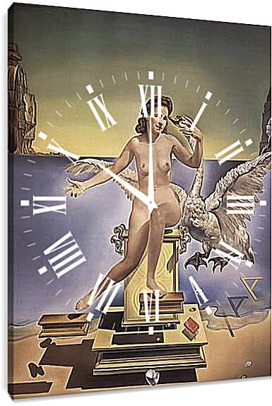 Часы картина - Leda Atomica. (Анатомная Леда) Сальвадор Дали
