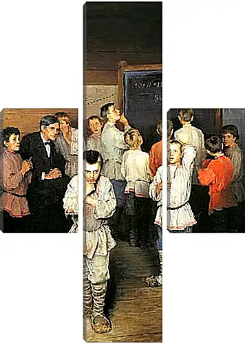 Модульная картина - Устный счет в народной школе. Богданов Николай