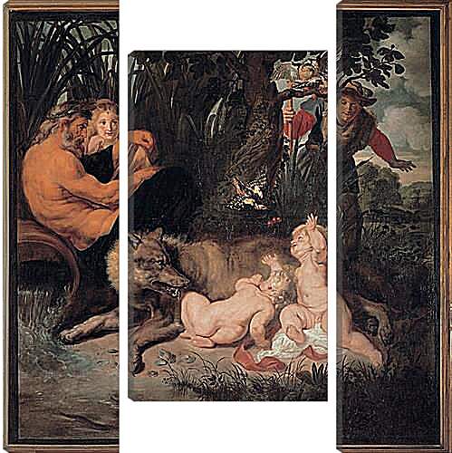 Модульная картина - Romulus and Remus. Питер Пауль Рубенс