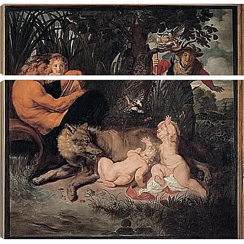 Модульная картина - Romulus and Remus. Питер Пауль Рубенс