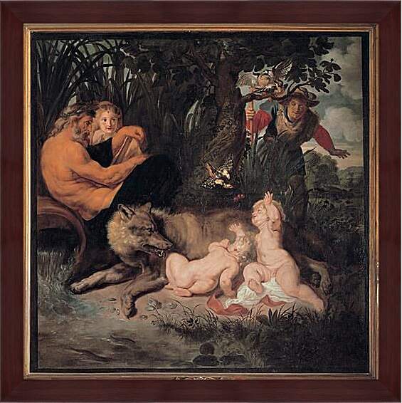 Картина в раме - Romulus and Remus. Питер Пауль Рубенс
