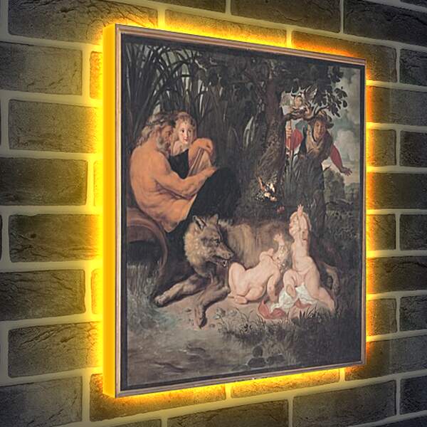 Лайтбокс световая панель - Romulus and Remus. Питер Пауль Рубенс