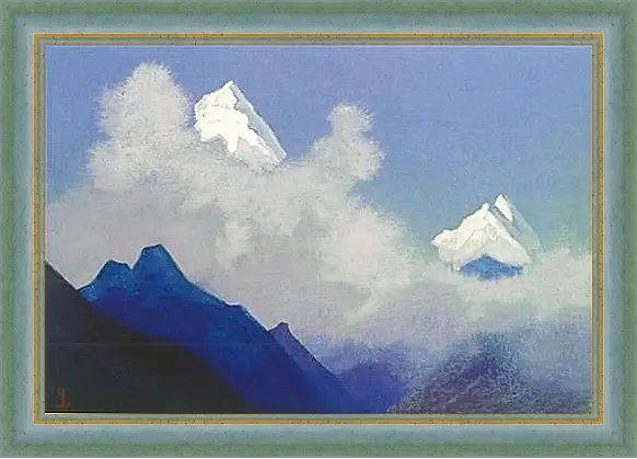 Картина в раме - Кулу. Рерих Николай