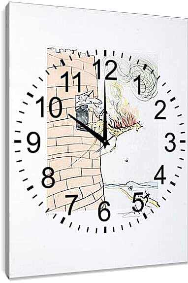 Часы картина - Башня Гала. Сальвадор Дали