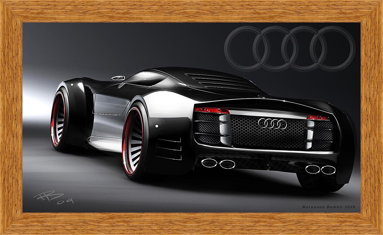 Картина в раме - Audi R8