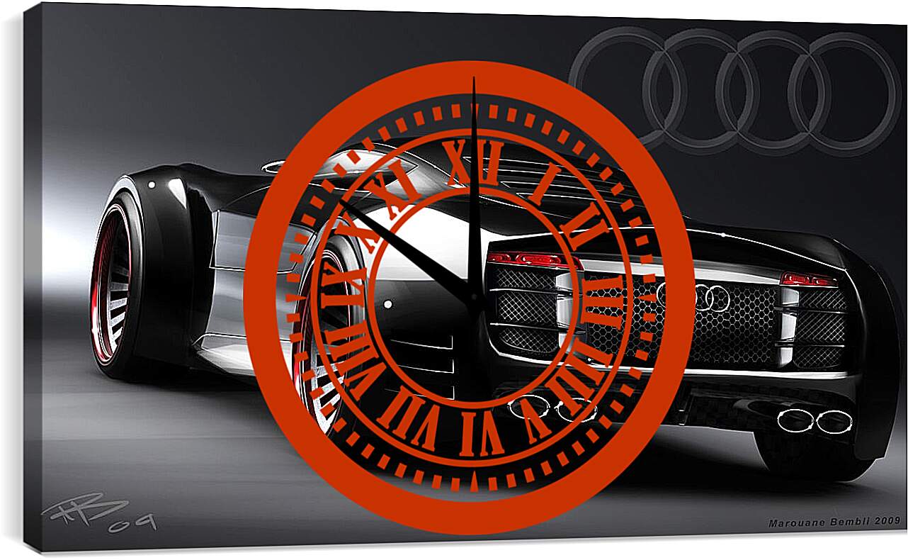 Часы картина - Audi R8