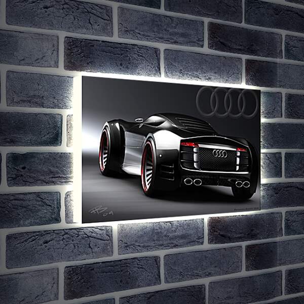 Лайтбокс световая панель - Audi R8