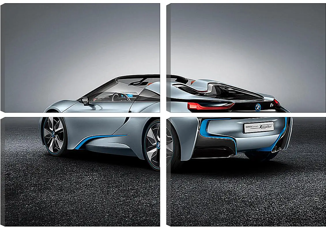 Модульная картина - BMW i8