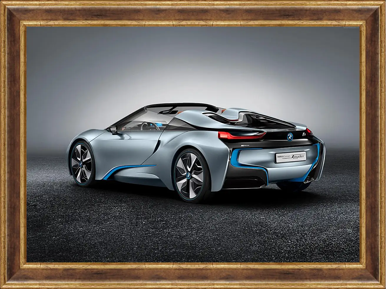 Картина в раме - BMW i8