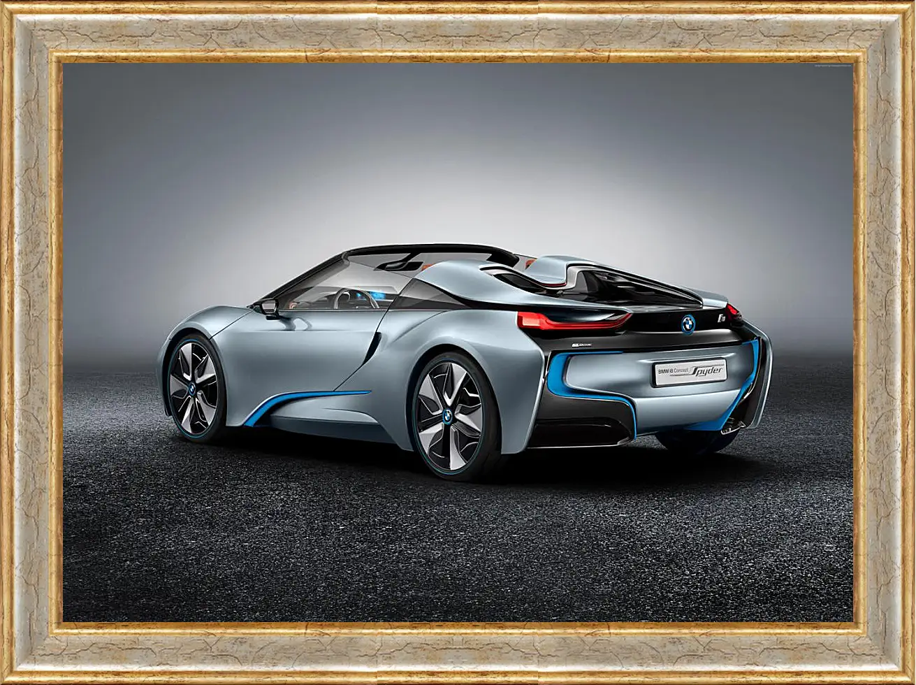 Картина в раме - BMW i8