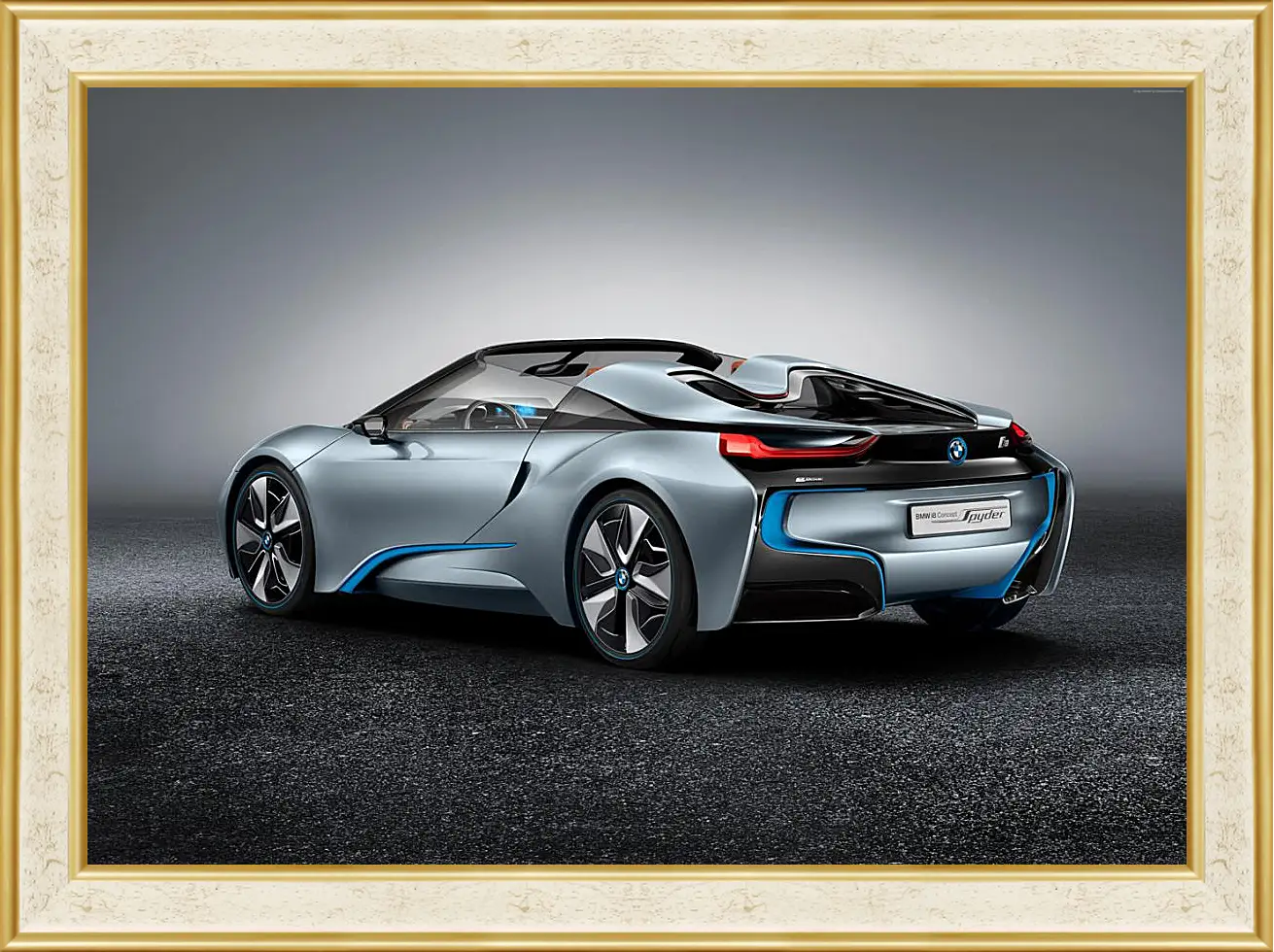 Картина в раме - BMW i8