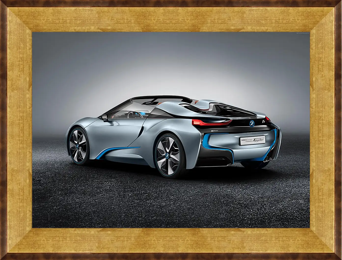 Картина в раме - BMW i8