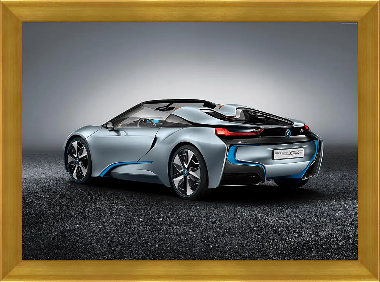 Картина в раме - BMW i8