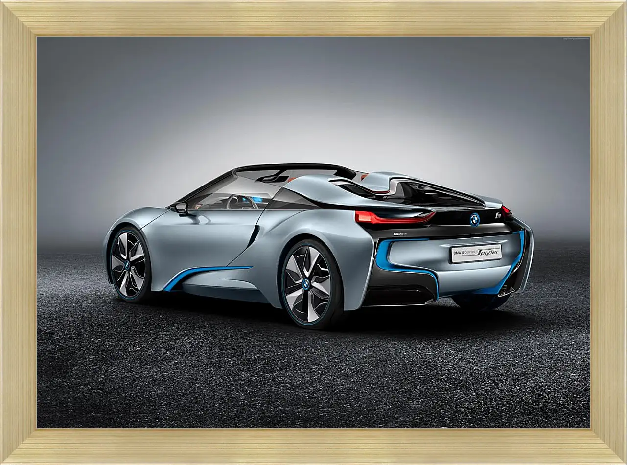 Картина в раме - BMW i8