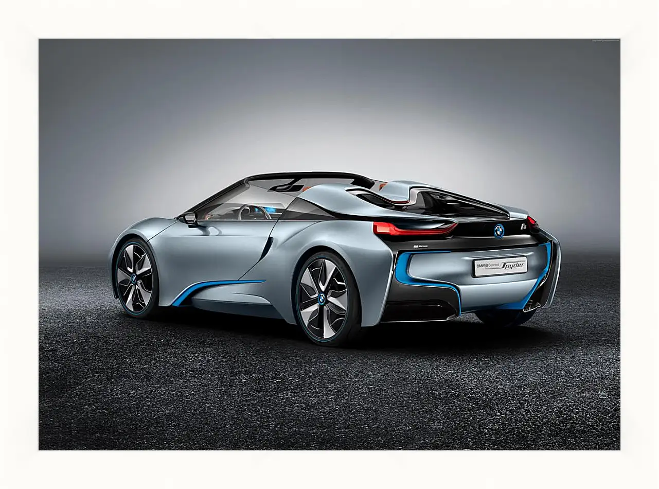 Картина в раме - BMW i8