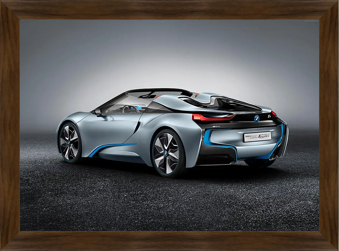 Картина в раме - BMW i8