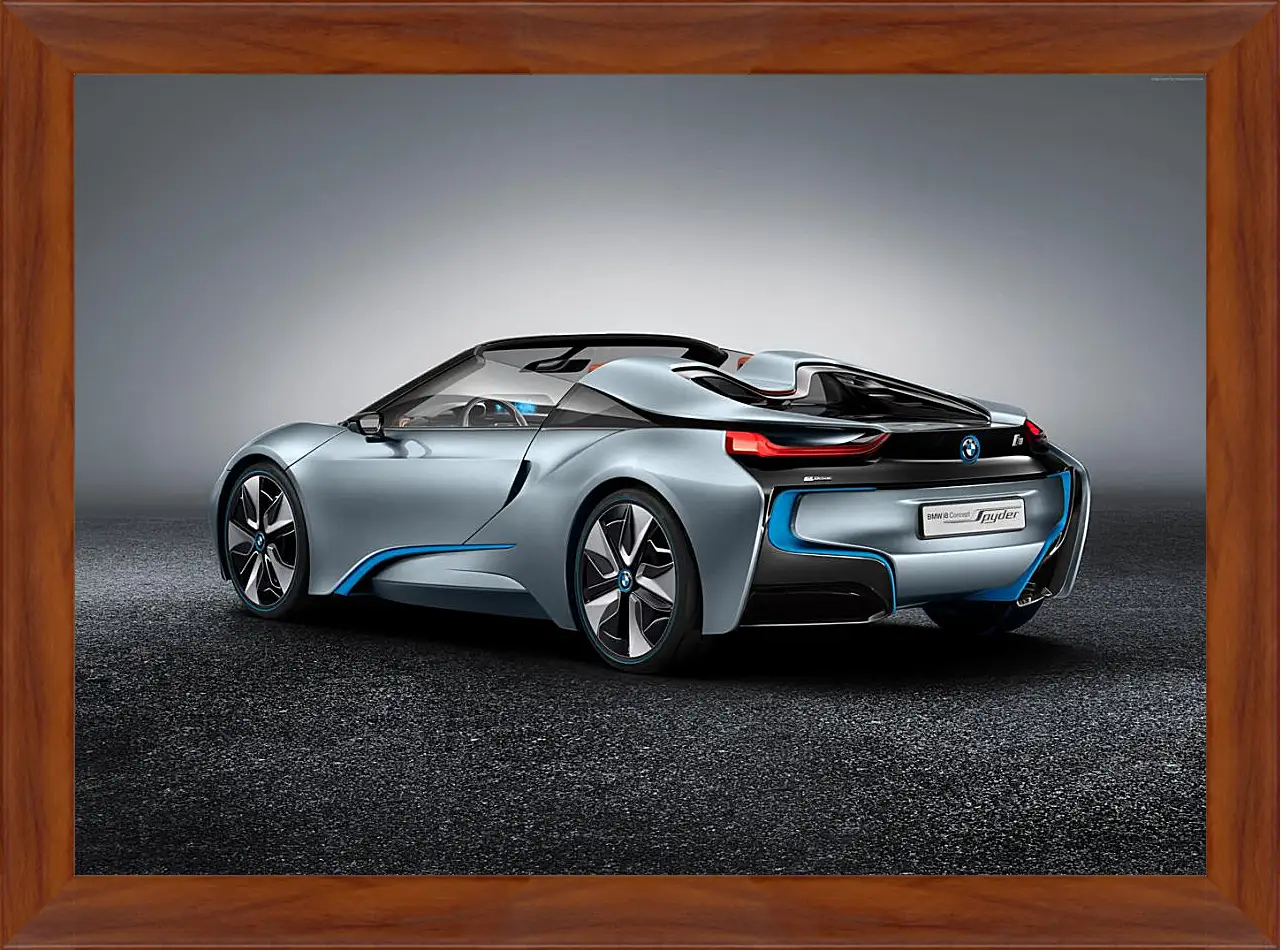 Картина в раме - BMW i8