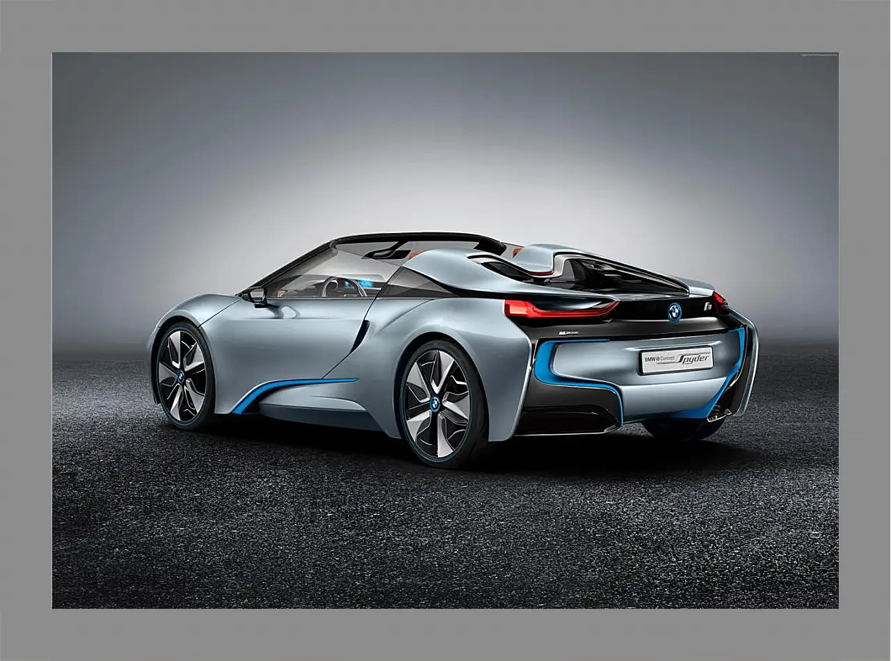 Картина в раме - BMW i8