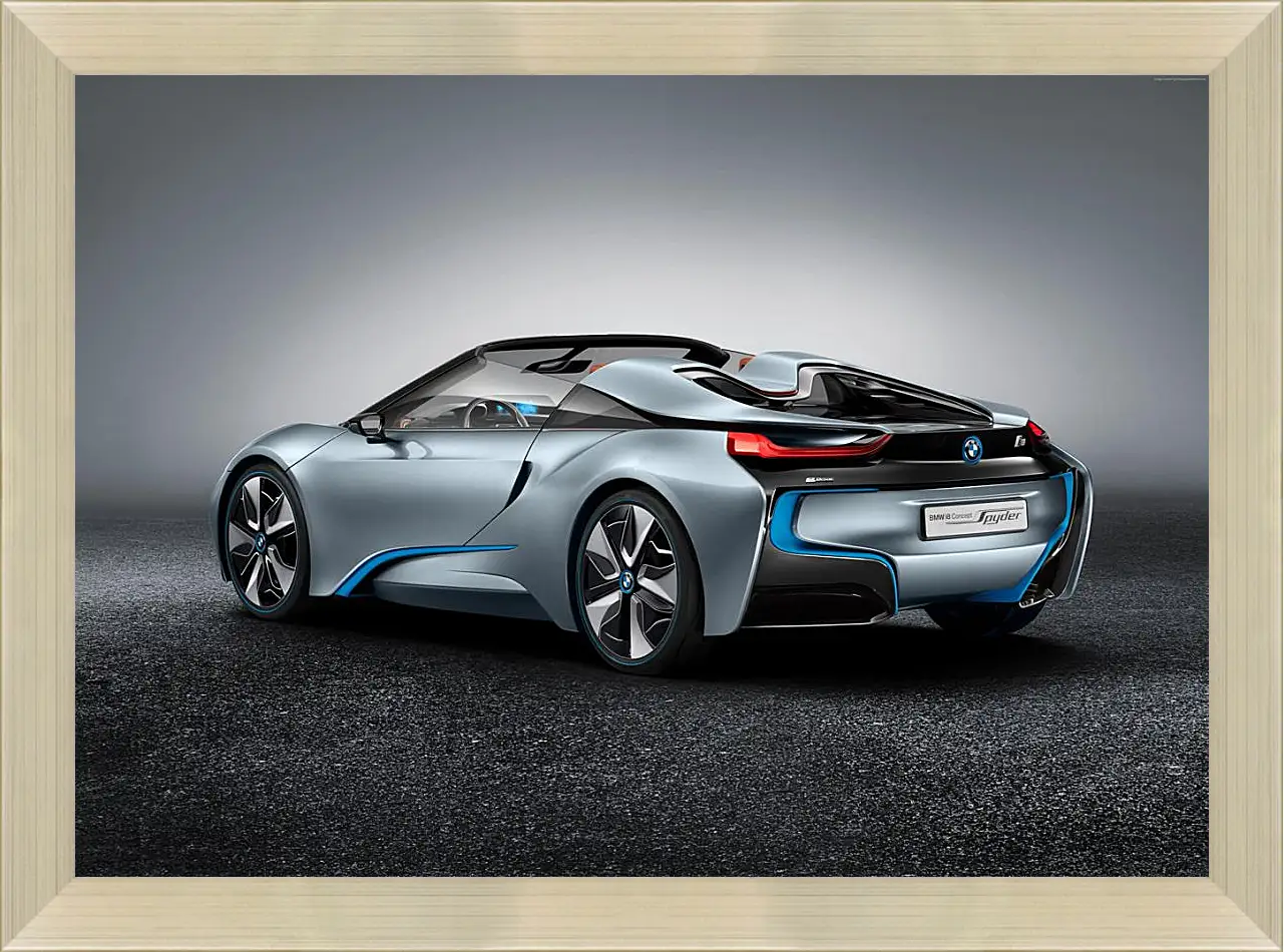 Картина в раме - BMW i8