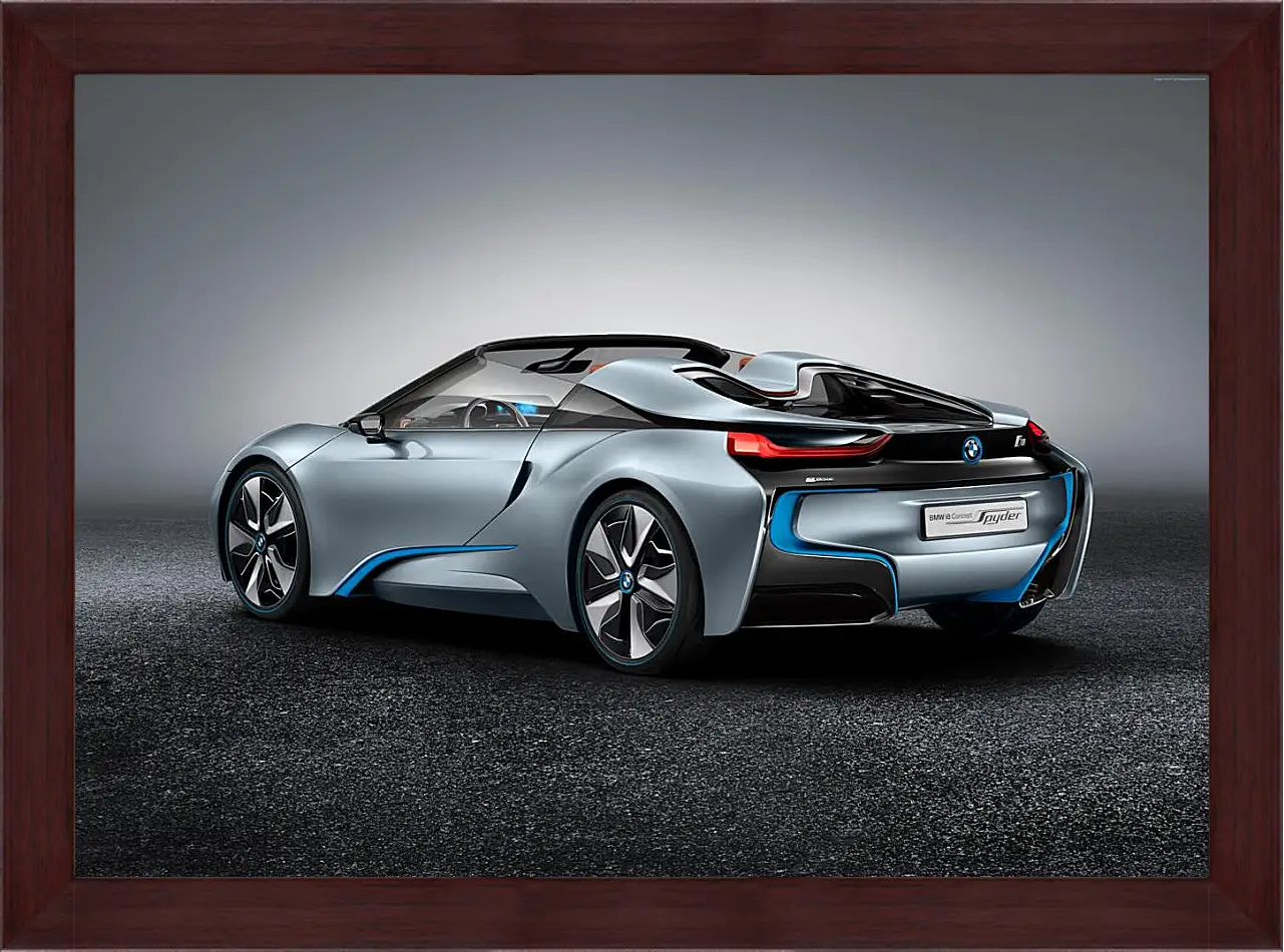 Картина в раме - BMW i8