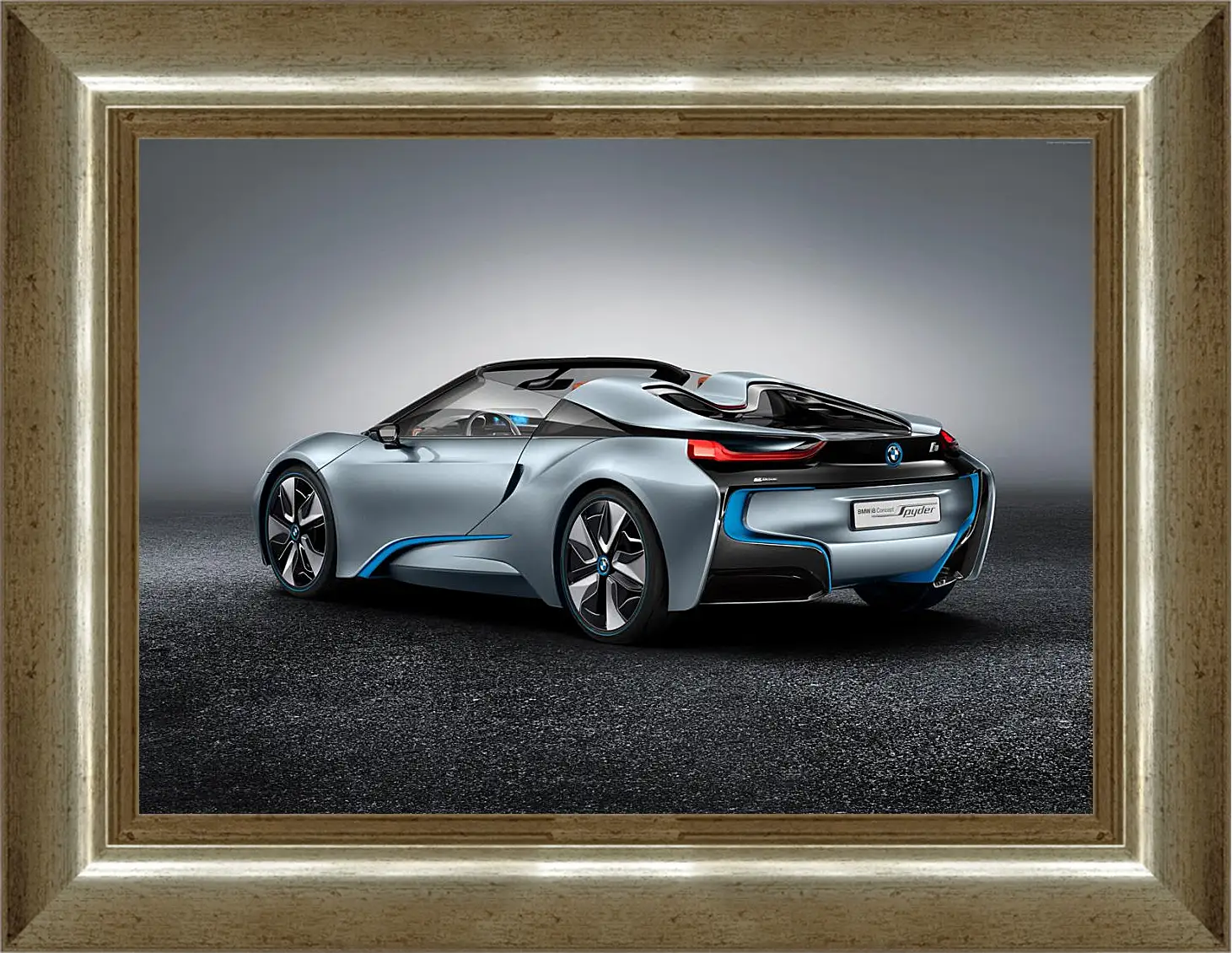 Картина в раме - BMW i8