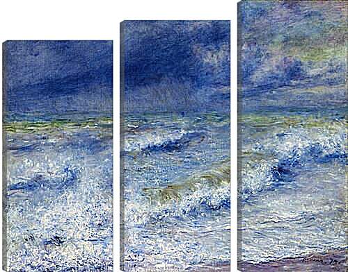 Модульная картина - Seascape. Пьер Огюст Ренуар
