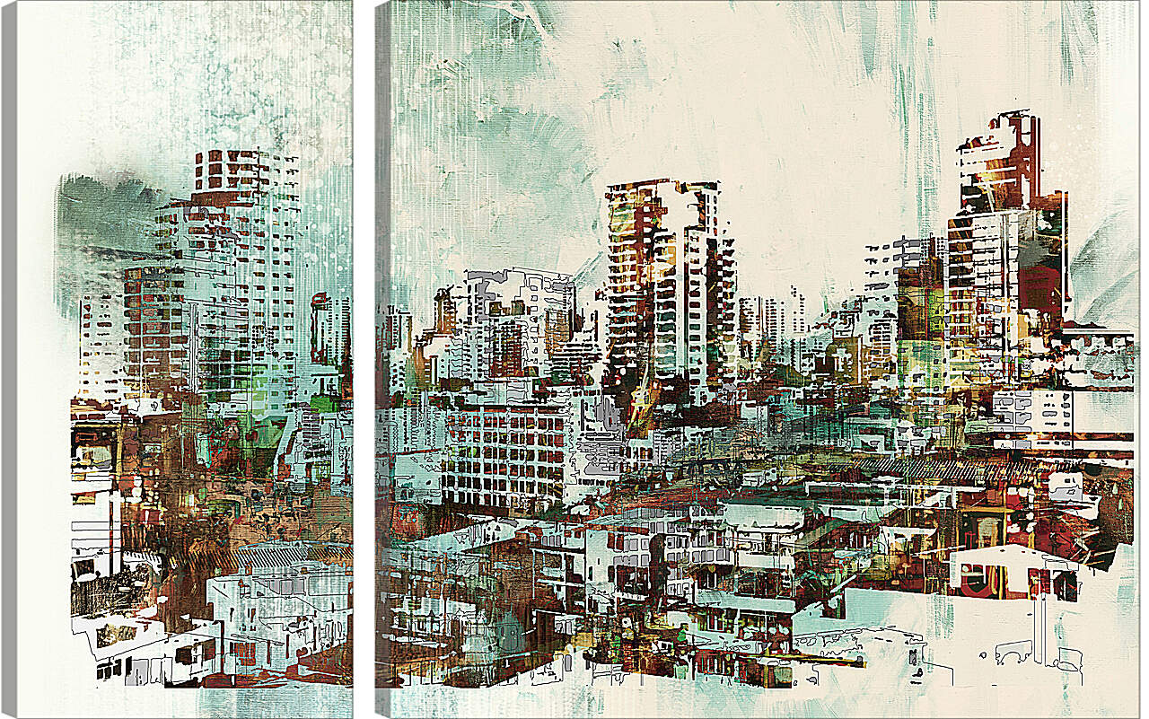Модульная картина - ART Город