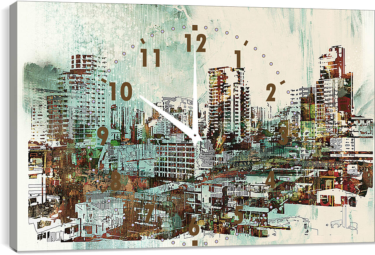 Часы картина - ART Город