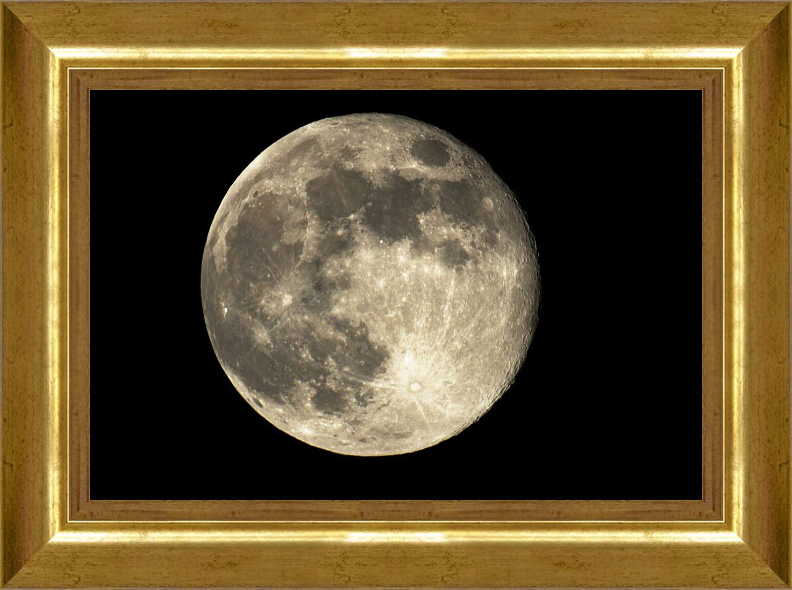 Картина в раме - Луна