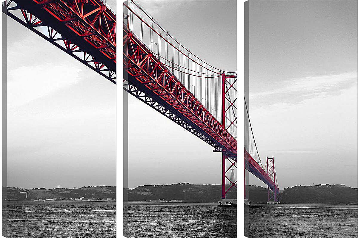 Модульная картина - Мост Золотые ворота, Сан-Франциско