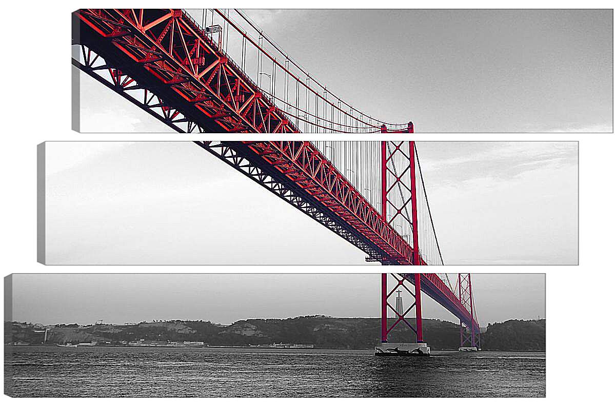 Модульная картина - Мост Золотые ворота, Сан-Франциско
