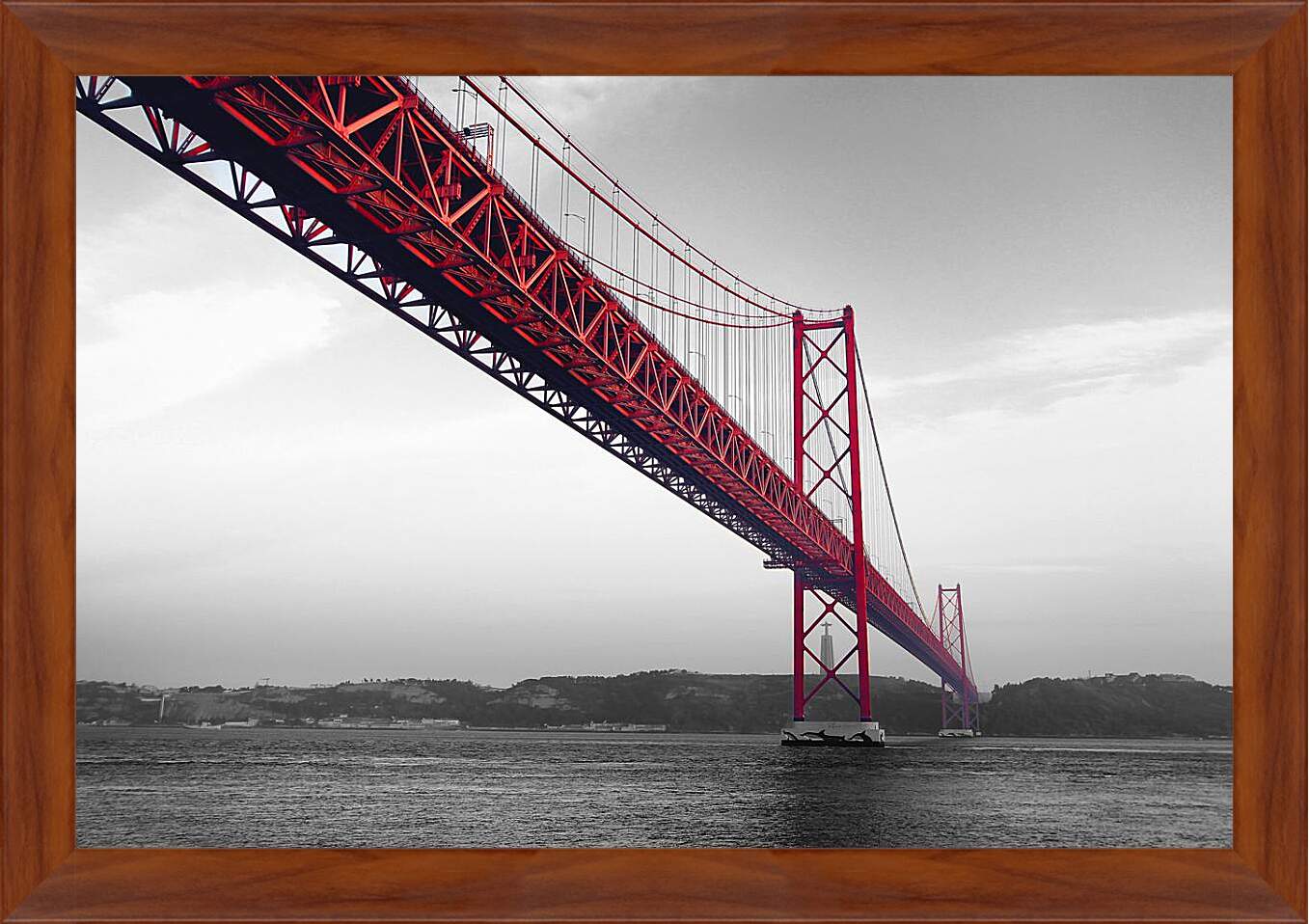 Картина в раме - Мост Золотые ворота, Сан-Франциско