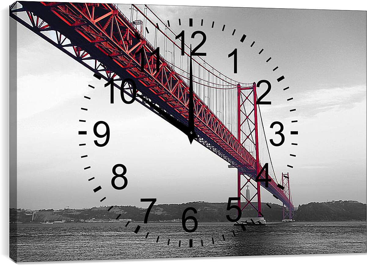 Часы картина - Мост Золотые ворота, Сан-Франциско
