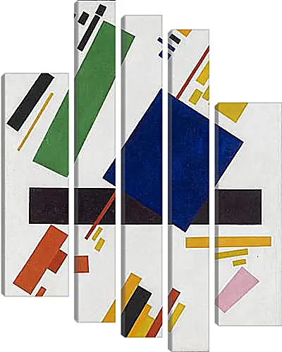 Модульная картина - Супрематическая композиция. Suprematist Composition. Малевич Казимир