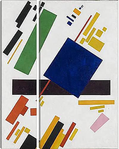 Модульная картина - Супрематическая композиция. Suprematist Composition. Малевич Казимир