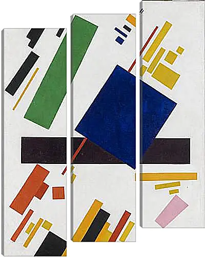 Модульная картина - Супрематическая композиция. Suprematist Composition. Малевич Казимир