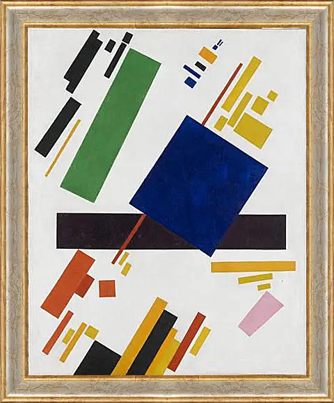 Картина в раме - Супрематическая композиция. Suprematist Composition. Малевич Казимир