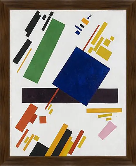 Картина в раме - Супрематическая композиция. Suprematist Composition. Малевич Казимир