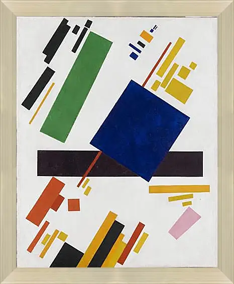 Картина в раме - Супрематическая композиция. Suprematist Composition. Малевич Казимир