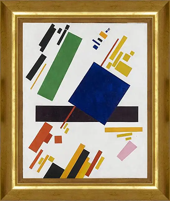 Картина в раме - Супрематическая композиция. Suprematist Composition. Малевич Казимир