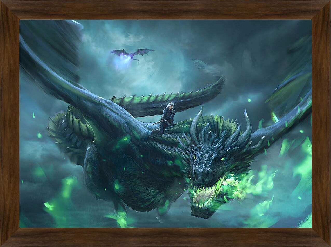 Картина в раме - Дейeнерис и Дракон
