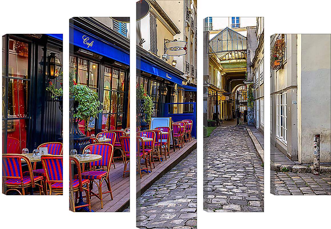 Модульная картина - Парижское кафе