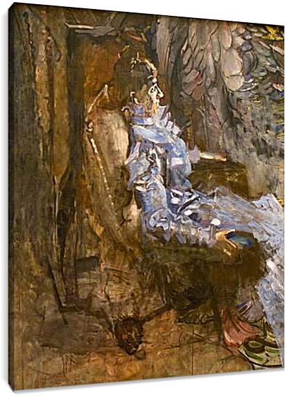 Постер и плакат - A Lady in Lilac. Врубель Михаил
