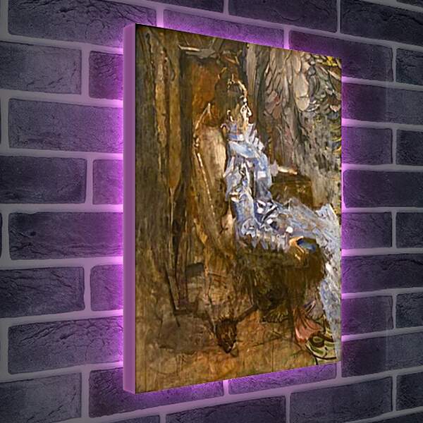 Лайтбокс световая панель - A Lady in Lilac. Врубель Михаил