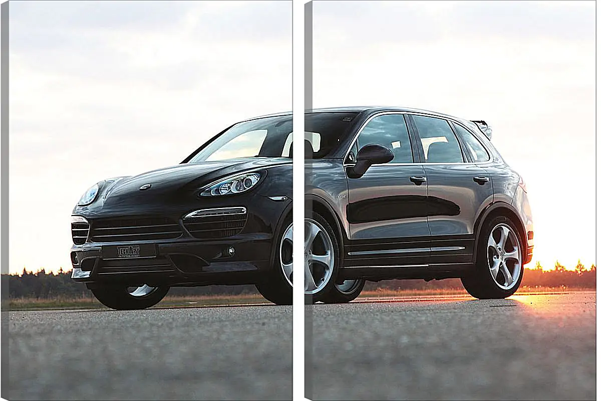 Модульная картина - Porsche Cayenne