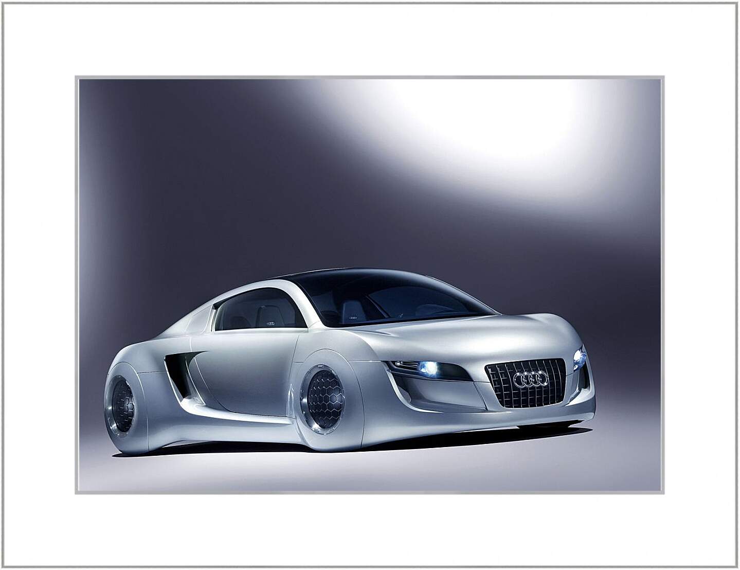 Картина в раме - Футуристичная Audi