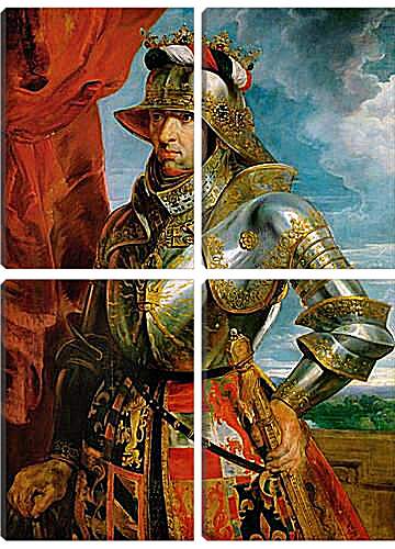 Модульная картина - Максимилиан I, император священной римской республики. Питер Пауль Рубенс