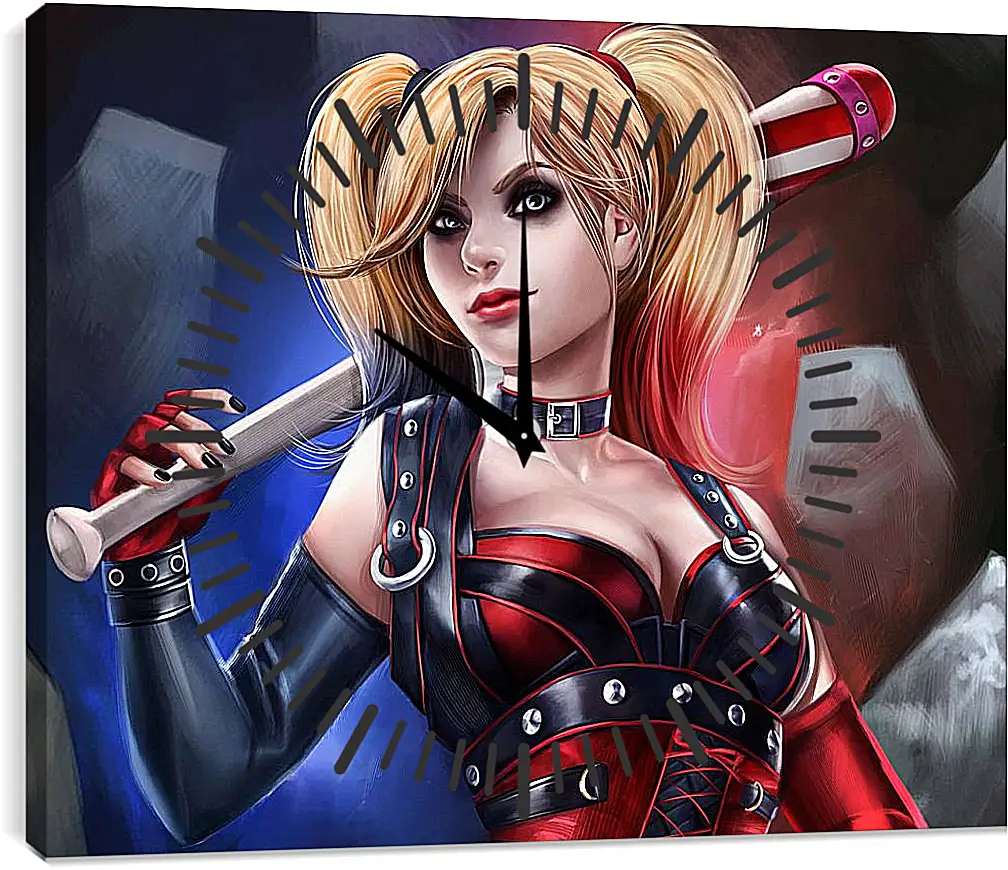 Часы картина - Харли Квинн (Harley Quinn)