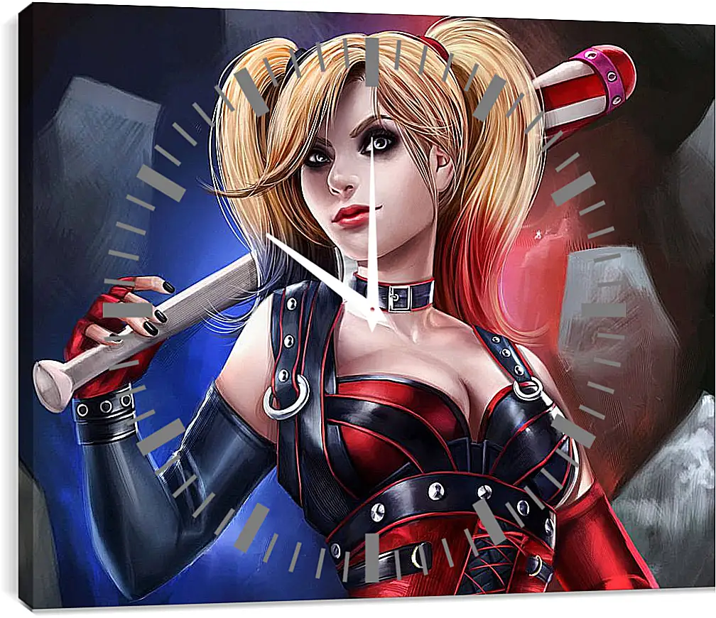 Часы картина - Харли Квинн (Harley Quinn)